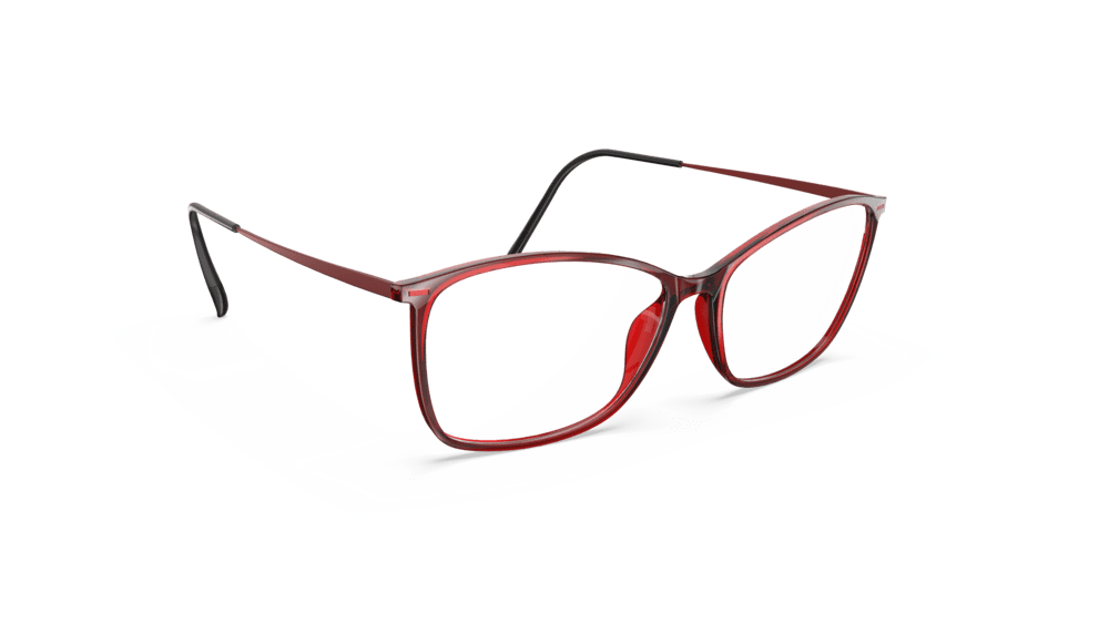 Silhouette Illusion Lite 1598 Damenbrille in Signalrot