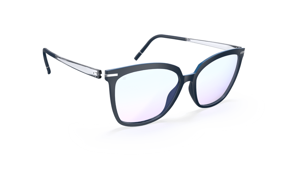 Silhouette Vibrant Horizon 1623-4615 Blue Rose Fade 55-15 Silhouette Vibrant Horizon 1623 Damenbrille in Blaurosa