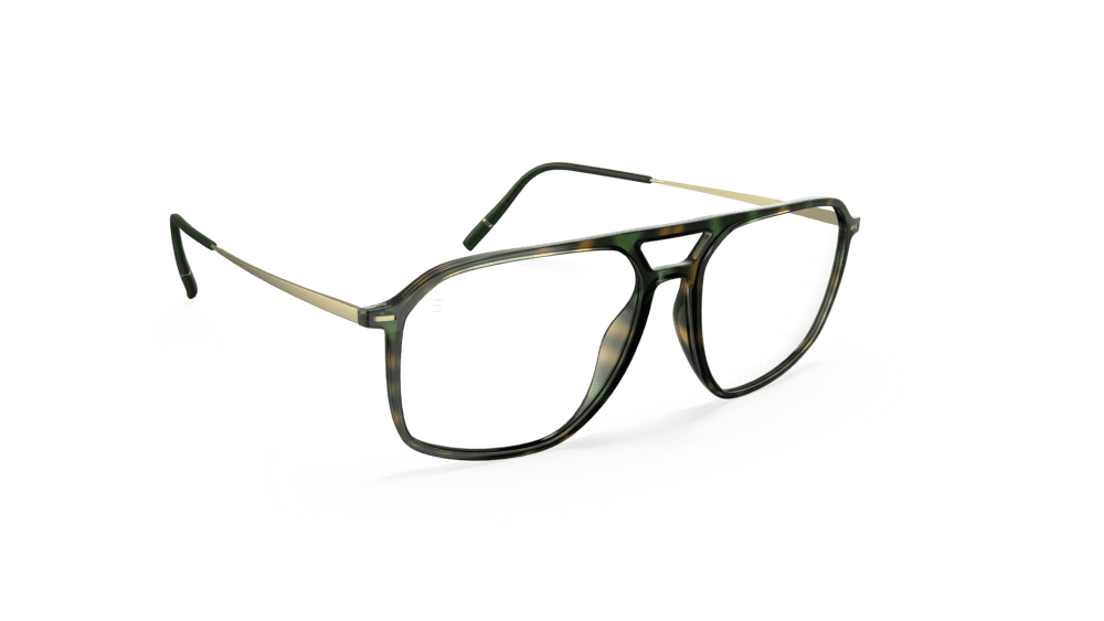 Silhouette Illusion Lite 2969-L240 Havanna Wineyard Green 58-16 Silhouette Illusion Lite 2969 Herrenbrille in Oliv