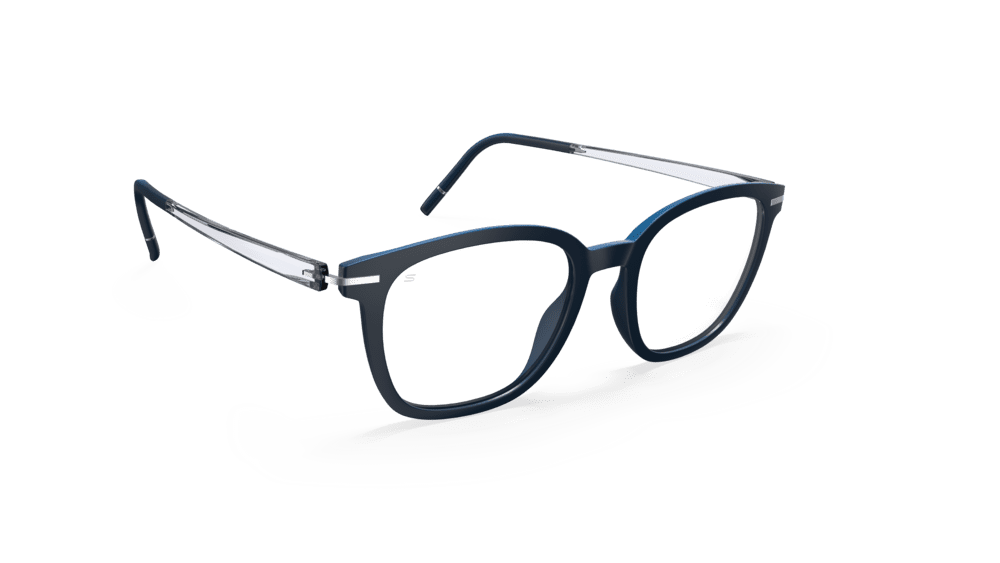 Silhouette Vibrant Horizon 2974-4510 Royal Blue 50-19 Silhouette Vibrant Horizon 2974 Unisexbrille in Blau