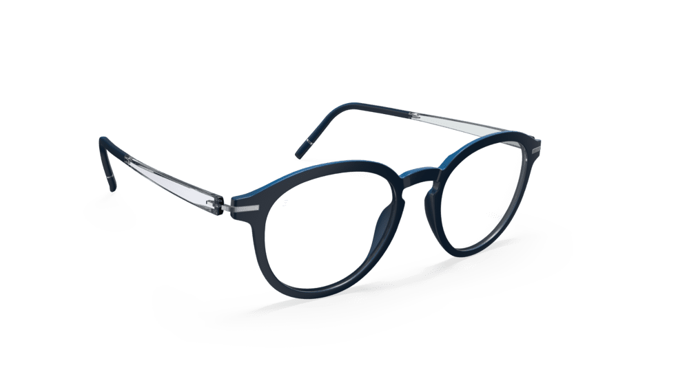 Silhouette Vibrant Horizon 2976-4510 Royal Blue 50-19 Silhouette Vibrant Horizon 2976 Unisexbrille in Blau