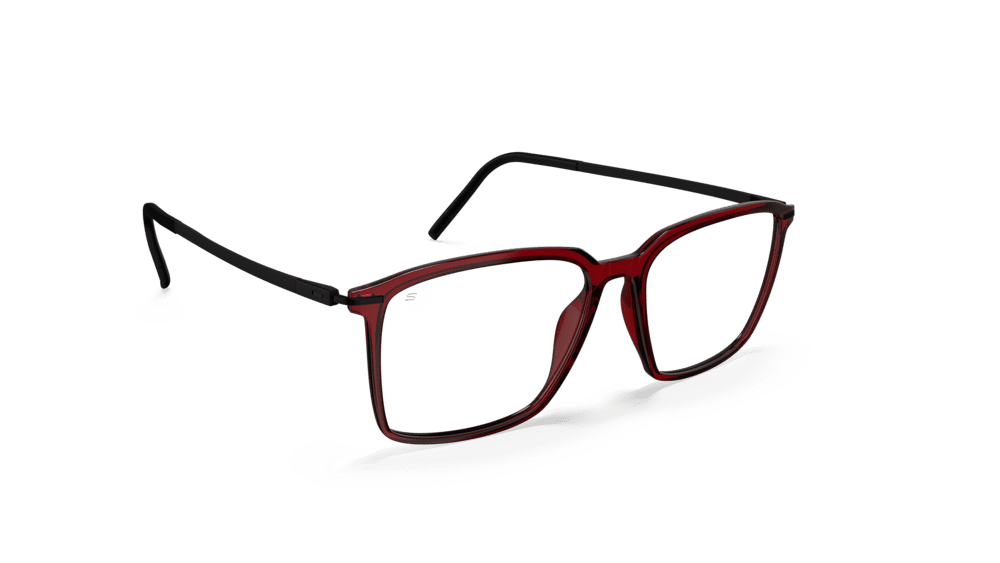 Silhouette Rising Dawn 2991 Herrenbrille in Rot