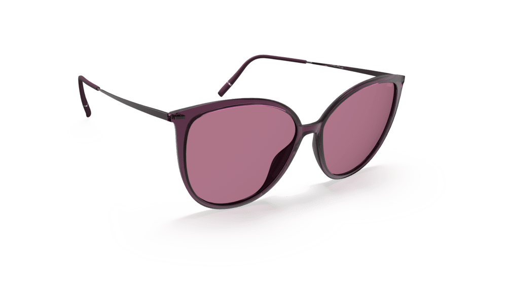 Silhouette Sun Lite Collection 3195-4060 SLM Purple 57-14 Silhouette Sun Lite Collection 3195 Unisexbrille in Violett