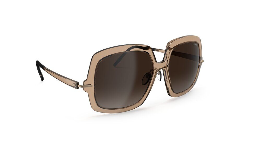 Silhouette Infinity Collection 3197-6030 SLM Dark Brown Gradient 56-15 Silhouette Infinity Collection 3197 Unisexbrille in Dunkelbraun