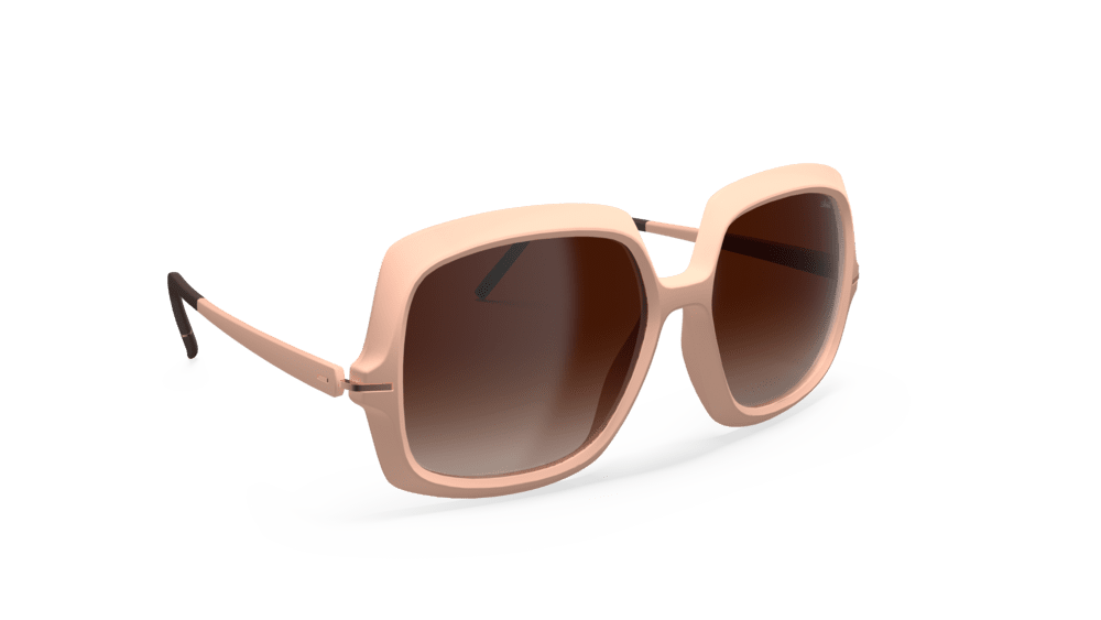 Silhouette Iconic Shades 3199-3530 SLM red brown gradient 56-15 Silhouette Iconic Shades 3199 Unisexbrille in Rot