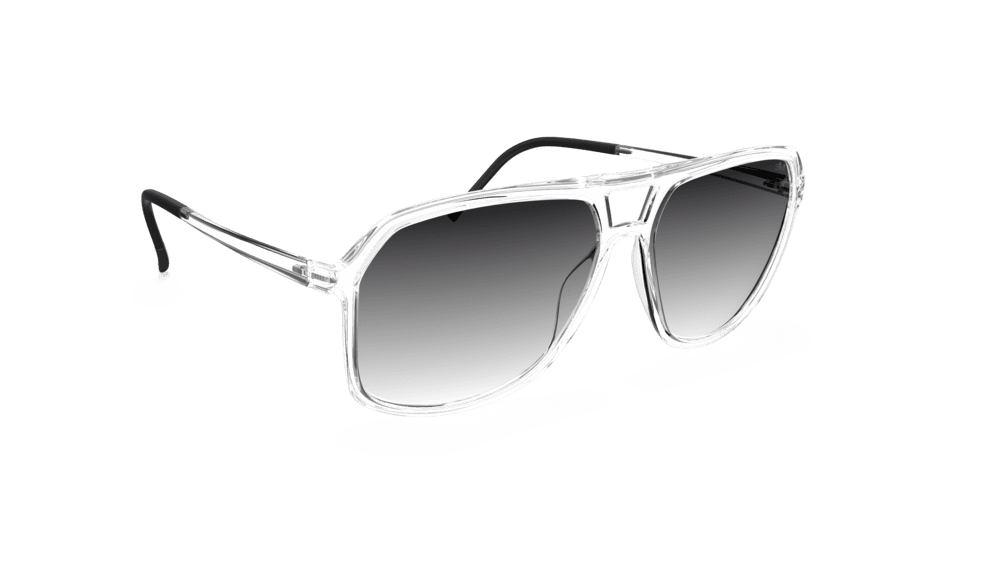 Silhouette Eos Collection 4080-1010 Classic Grey Gradient 60-15 Silhouette Eos Collection 4080 Herrenbrille in Silbergrau