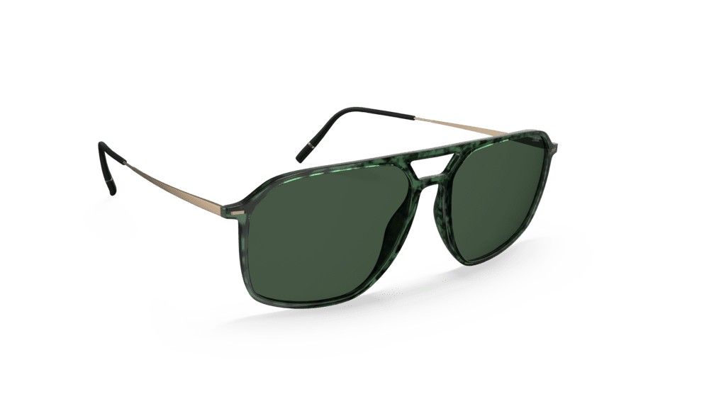 Silhouette Sun Lite Collection 4085-5530 SLM Green 58-16 Silhouette Sun Lite Collection 4085 Unisexbrille in Grün