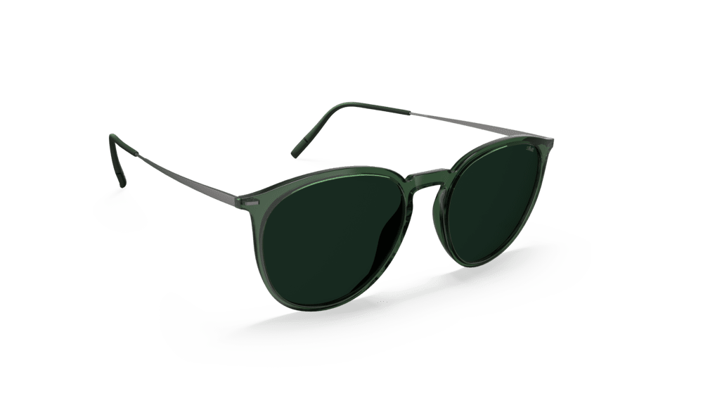 Silhouette Sun Lite Collection 4087-5560 SLM Green 53-18 Silhouette Sun Lite Collection 4087 Unisexbrille in Grün