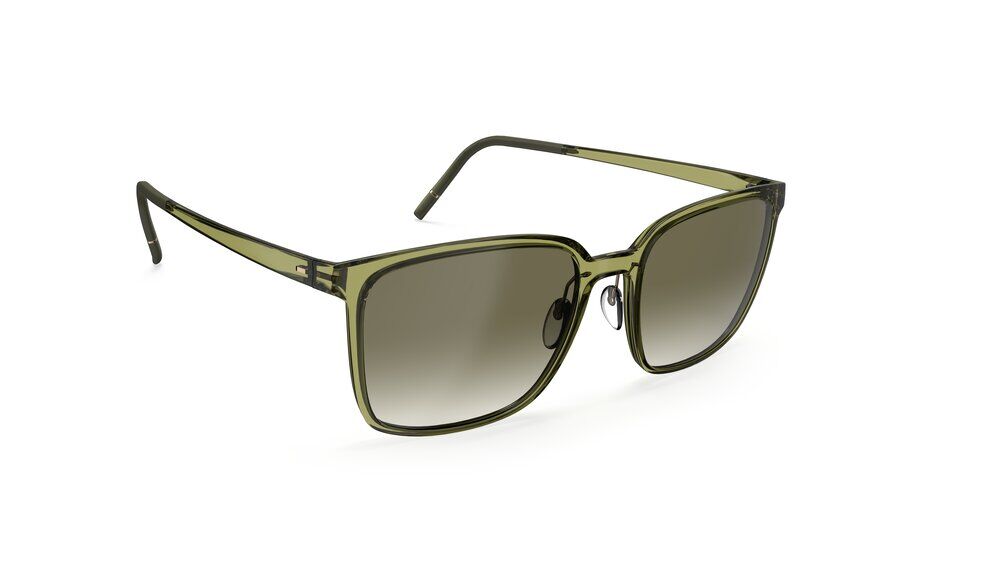 Silhouette Element Collection 4088-5530 Olive Green Gradient 55-18 Silhouette Element Collection 4088 Unisexbrille in Oliv
