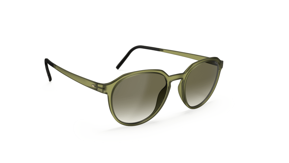 Silhouette Element Collection 4090-5630 Olive Green Gradient 49-18 Silhouette Element Collection 4090 Unisexbrille in Oliv