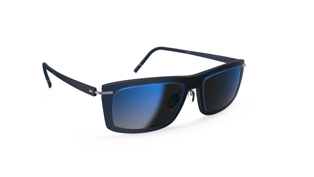 Silhouette Infinity Collection 4091-4510 SLM Blue Mirror Gradient 56-17 Silhouette Infinity Collection 4091 Unisexbrille in Blau