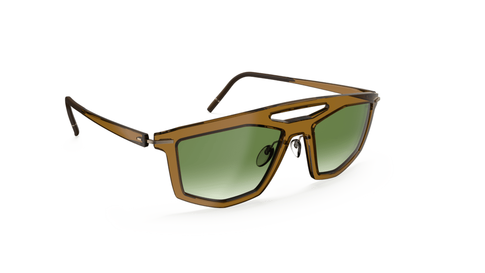 Silhouette Infinity Collection 4092-6230 SLM Green Gradient 55-17 Silhouette Infinity Collection 4092 Unisexbrille in Grün