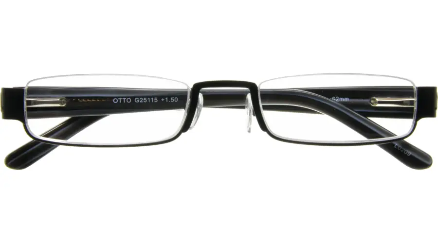 500 OTTO Lesebrille schwarz mit Nylorfassung