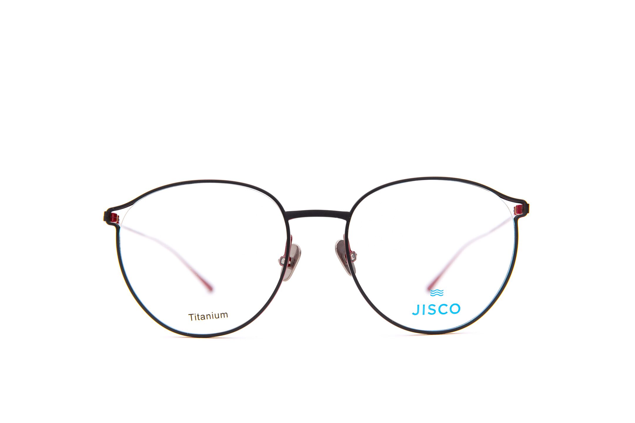 Brille Jisco Eolo Rd 52 17 140 Rot Schwarz, Frontal, Lg4b5122