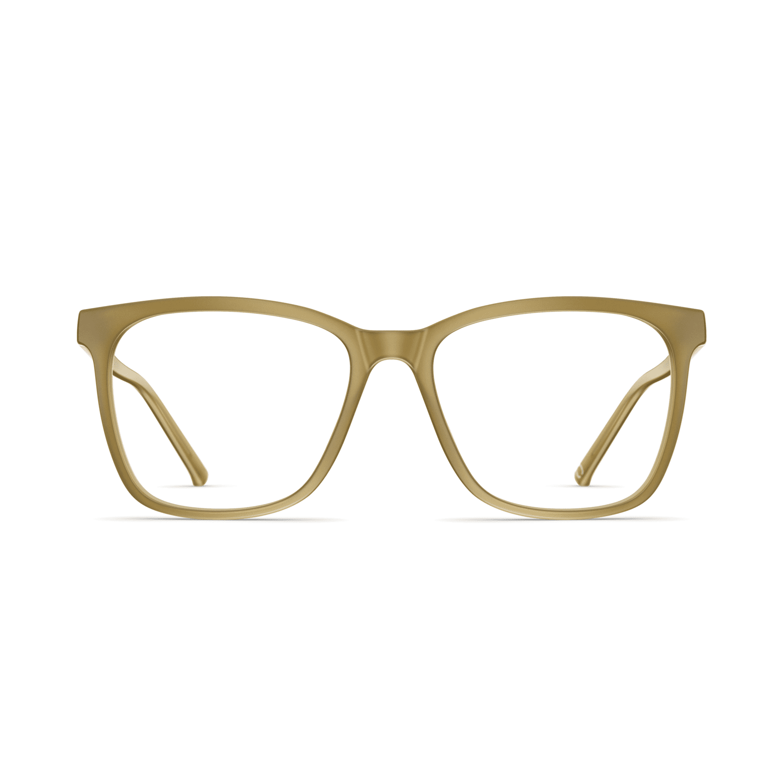 Unisexbrille Neubau Jonny T147 in modernem Design mit rechteckigem Rahmen in mattem Beige, ideal für jeden Stil.