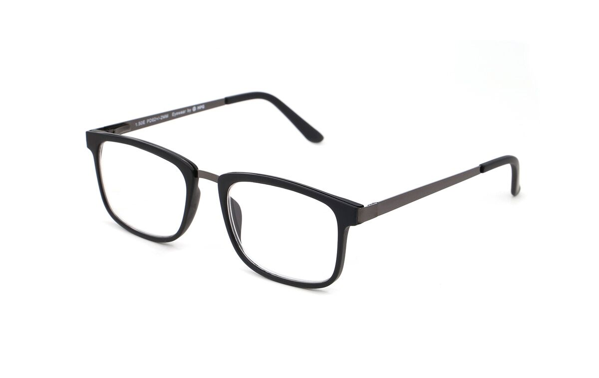 img03 KLH250 modische Fertiglesehilfe von MPG Michael Pachleitner mit eckigem Rahmen und Kombination aus Materialien