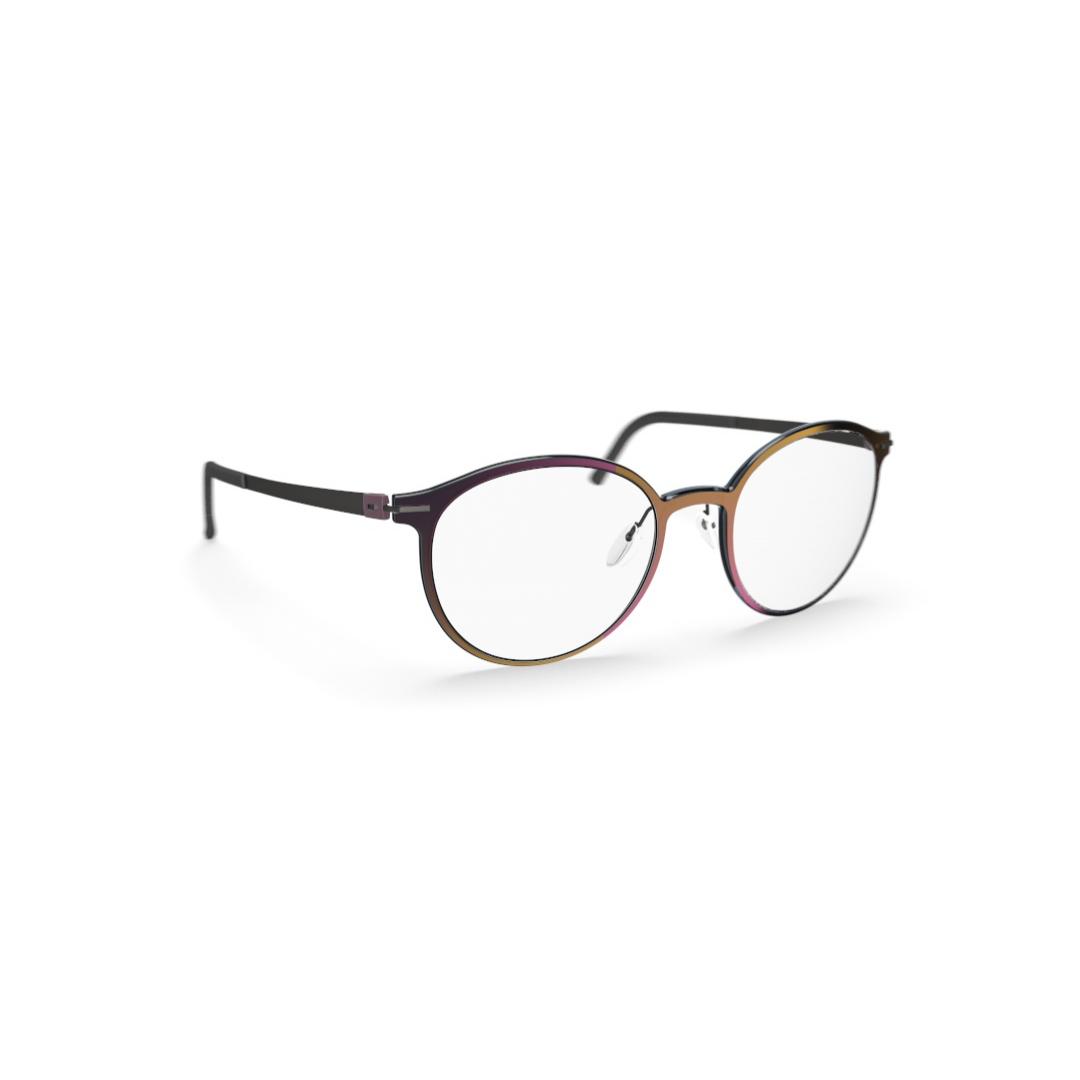 Silhouette Infinity View Fullrim 2923 elegante runde Herrenbrille aus SPX