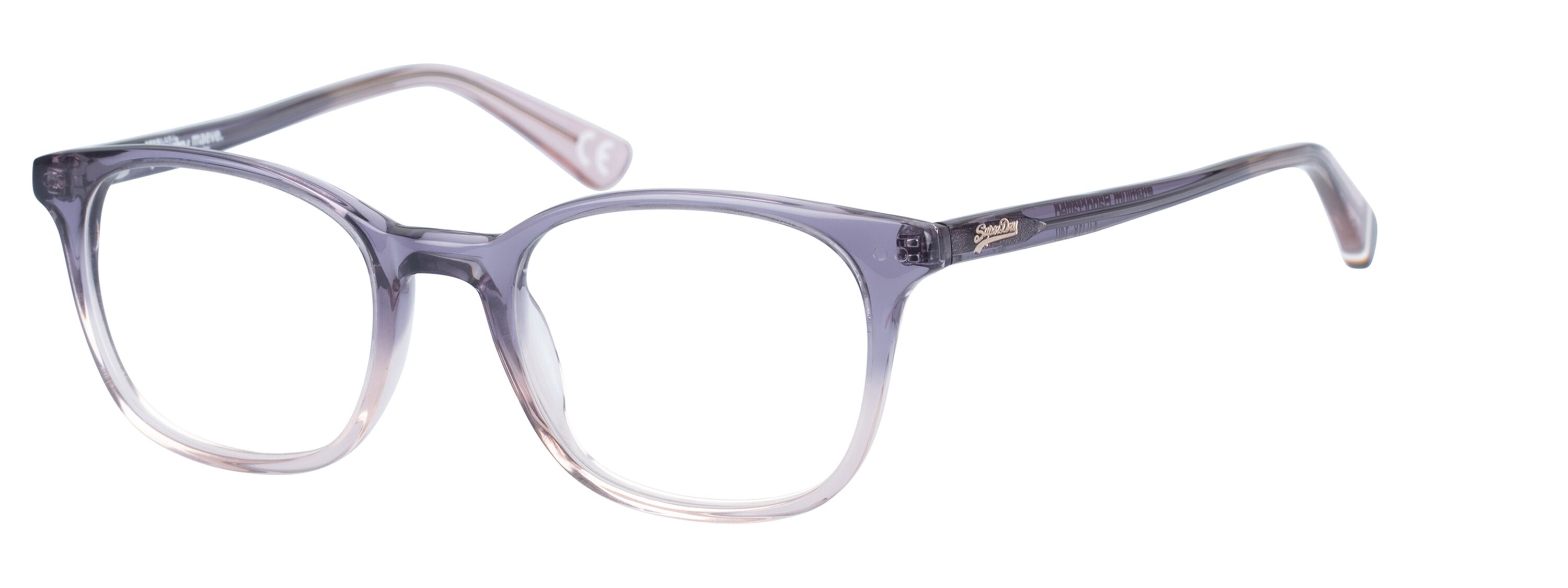 Superdry 993057 Damenbrille in Schwarz mit eckigem Design und Kunststoffrahmen