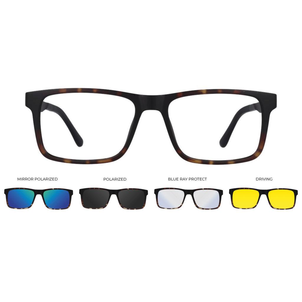 U-317 PLASTICA U 56-17 C.07M HAVANA Herrenbrille 99 JOHN STREET U-0317 Produktbild 1