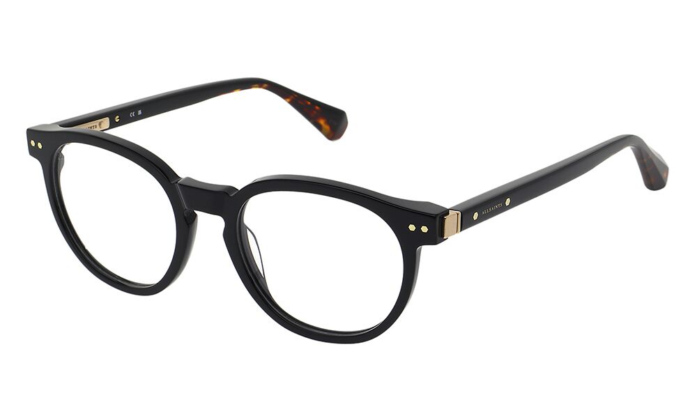 ALS1013 001 52-20 All Saints ALS1013 Unisexbrille in Schwarz mit runder Form