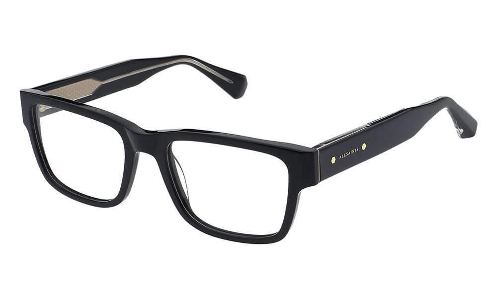 ALS1025 001 54-19 All Saints ALS1025 Herrenbrille in Schwarz mit rechteckiger Form