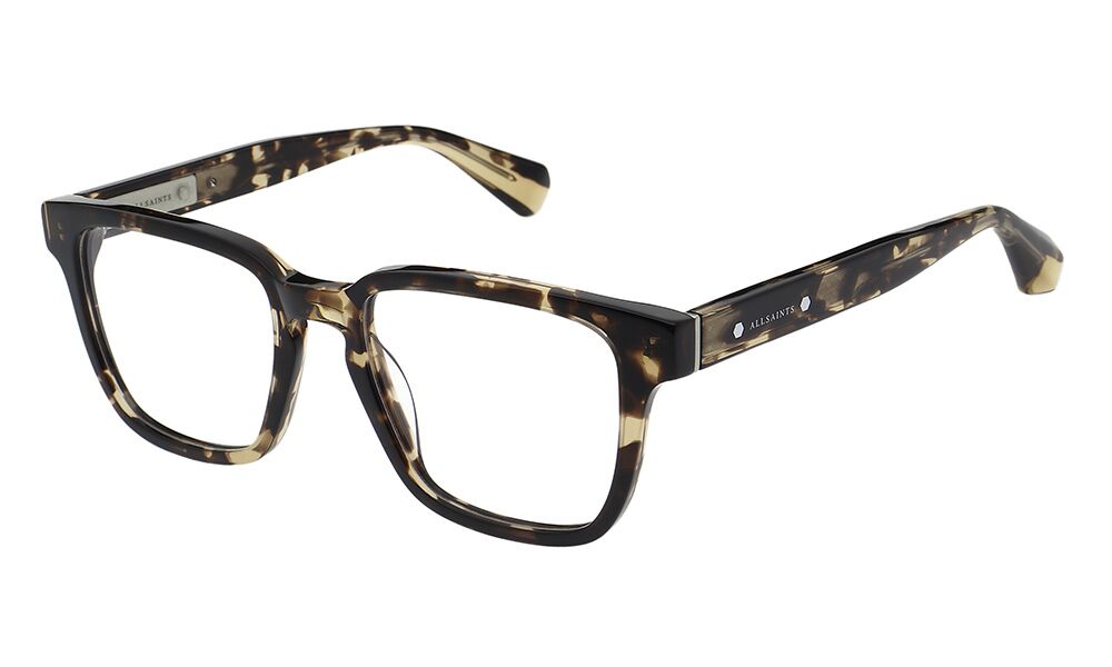 All Saints ALS1034 Herrenbrille in Braun mit rechteckiger Form