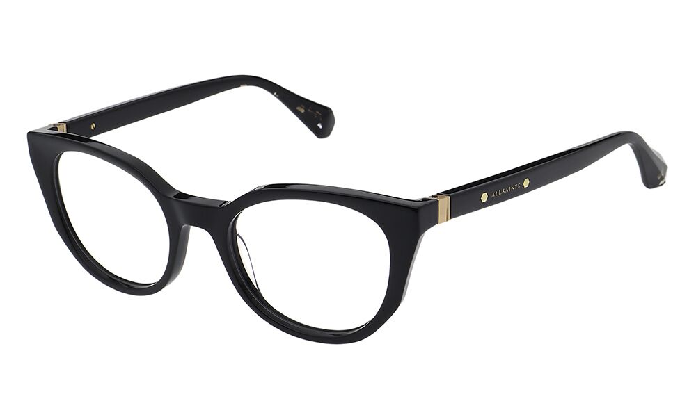 All Saints ALS1054 Damenbrille in Schwarz mit Cat Eye Form