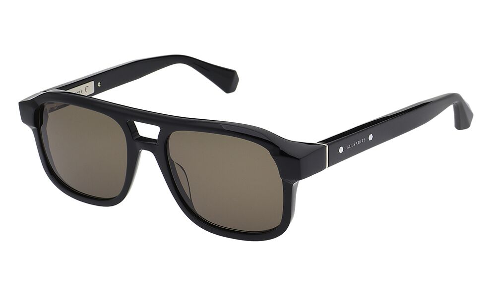 All Saints ALS5016 Unisexbrille in Schwarz mit Pilot Form