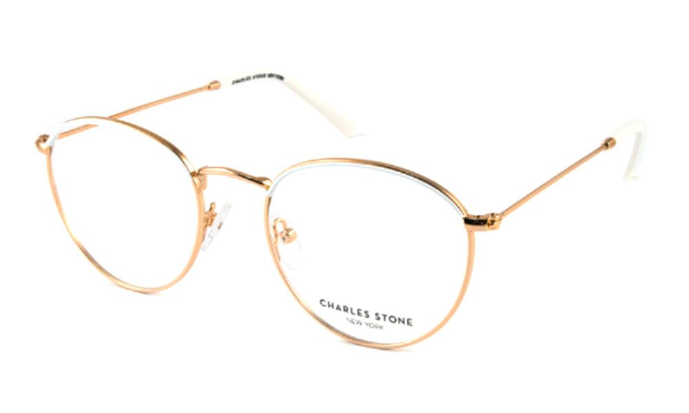 NY 30046 C1 51-19 Charles Stone Unisex-Brille NY 30046 C1 in Weiss