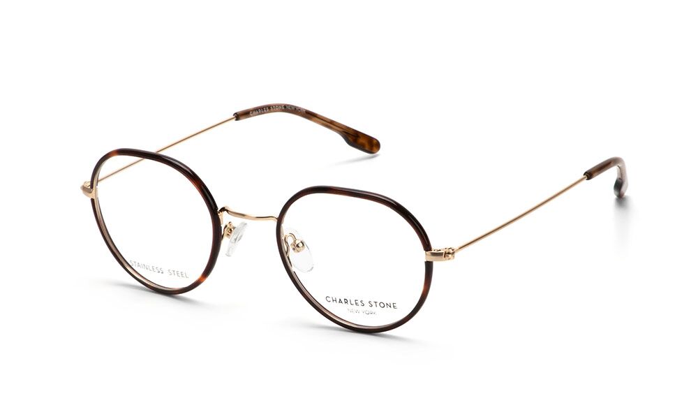 NY 30077 C1 48-22 Charles Stone Unisex-Brille NY 30077 C1 in Schwarz
