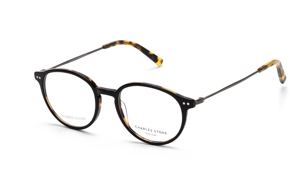 Charles Stone Unisex-Brille NY 30079 C1 in Schwarz