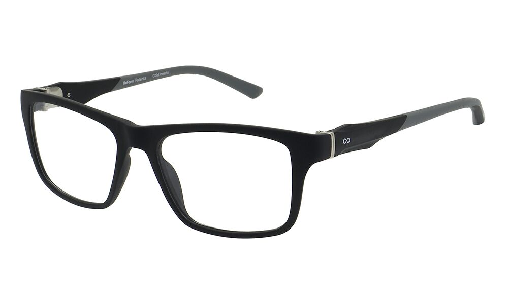 REFORM RE 1014 Unisexbrille in Schwarz (BK01)