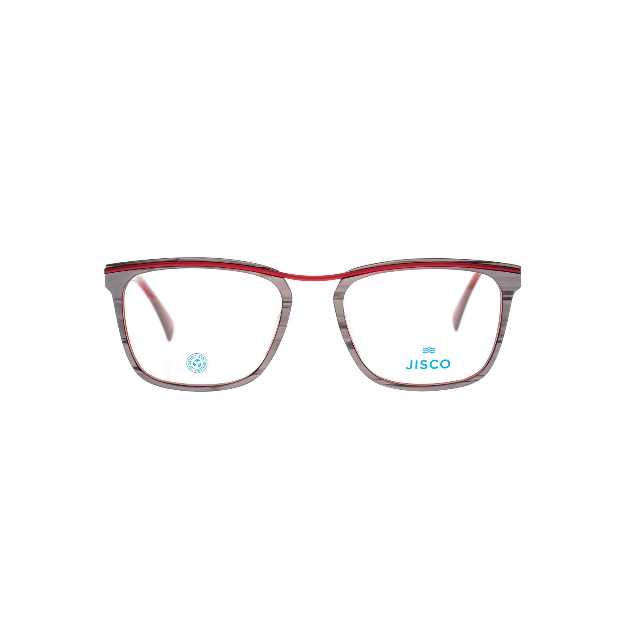 Brille 0796 Jisco Llaut Gyrd 55 19 145 Grau Rot Frontal (neutral) Lg4b2622