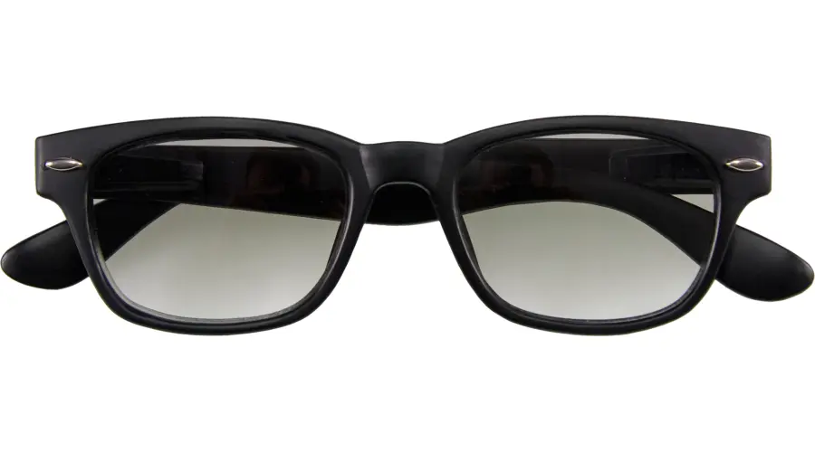 WOODY SUN Fertiglesehilfe mit schwarzem Kunststoffrahmen