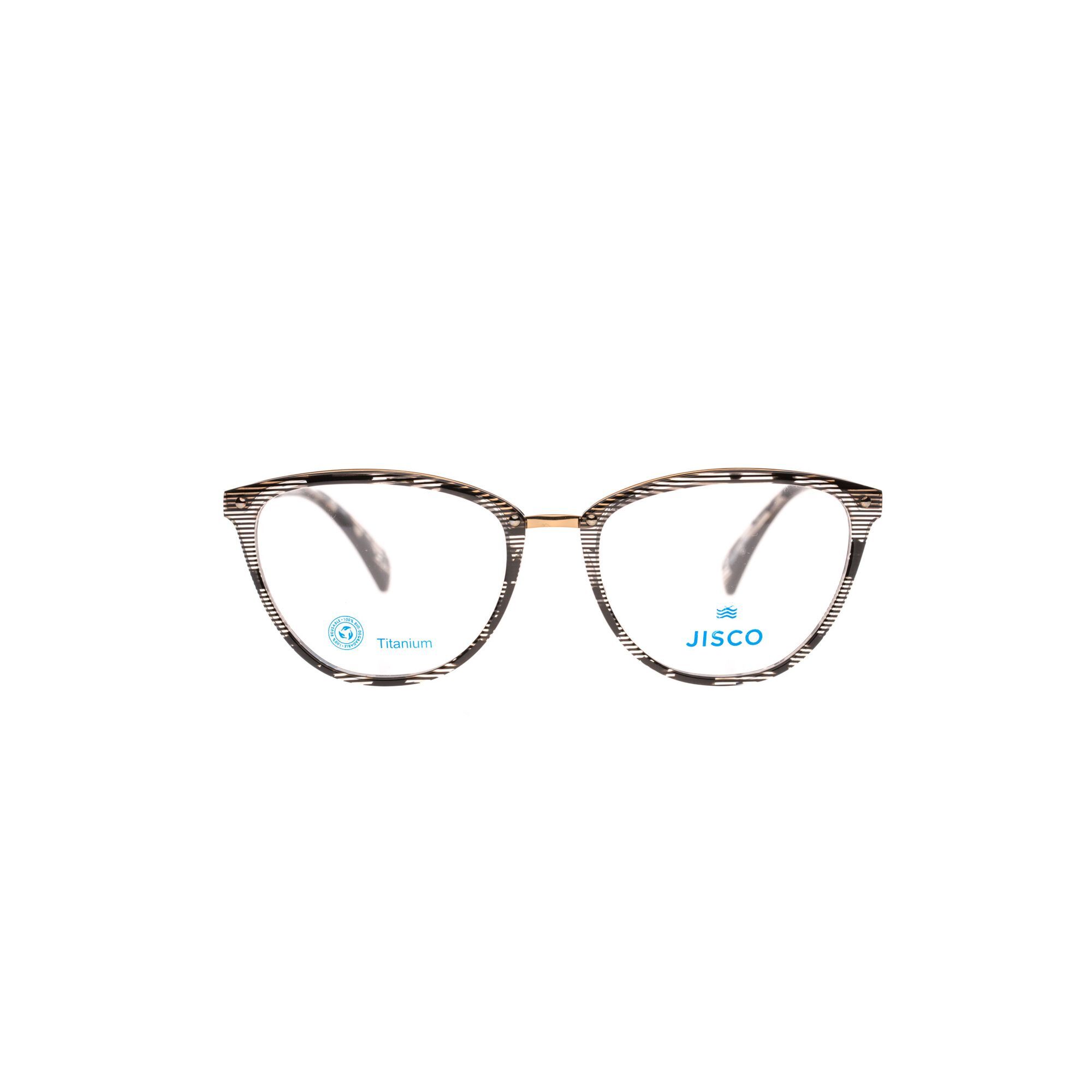 Brille 0616 Jisco Steffi Bk 51 17 140 Schwarz Gold Frontal (neutral) Lg4b2442
