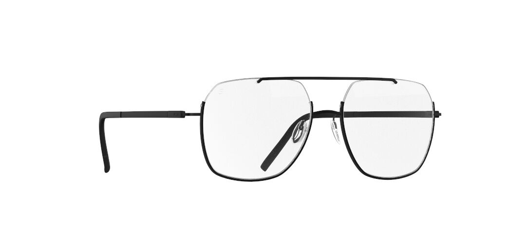 Dynamic Dawn 5570 schlanke Unisex Titanbrille eckiges Design stilvolle Silhouette Fassungen