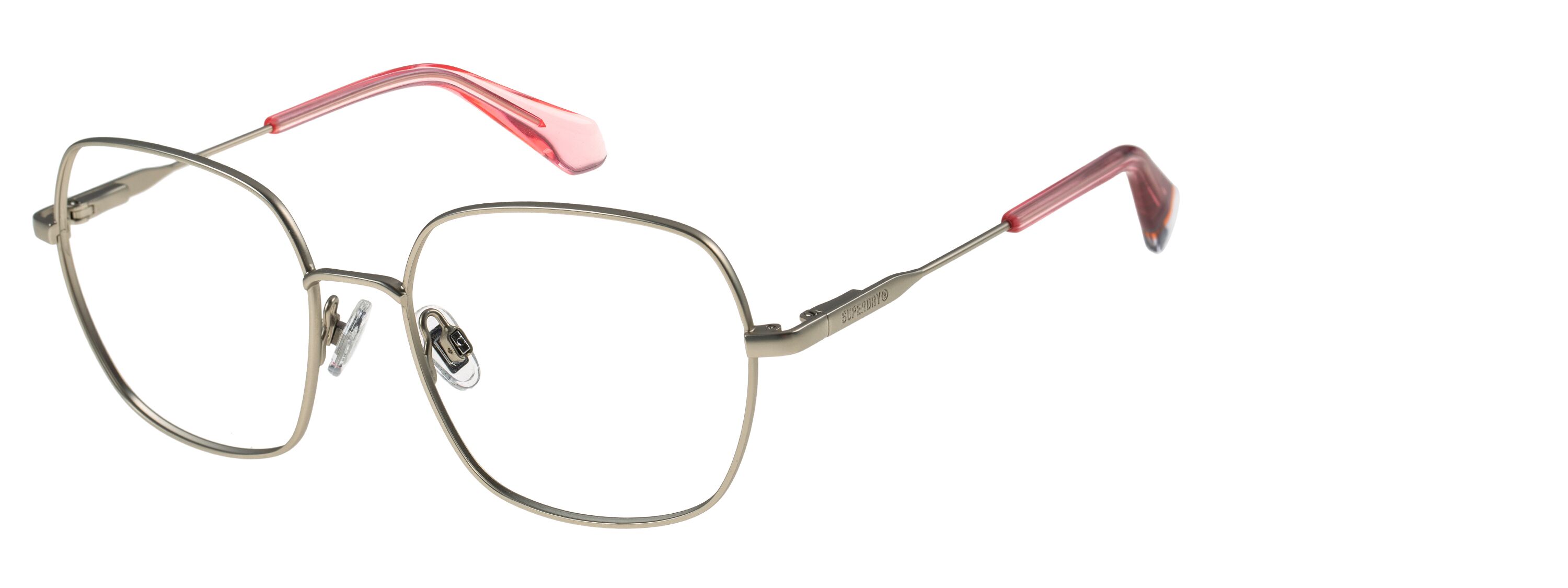 Superdry 992068 Damenbrille in Rose Gold mit Nude-Farbton