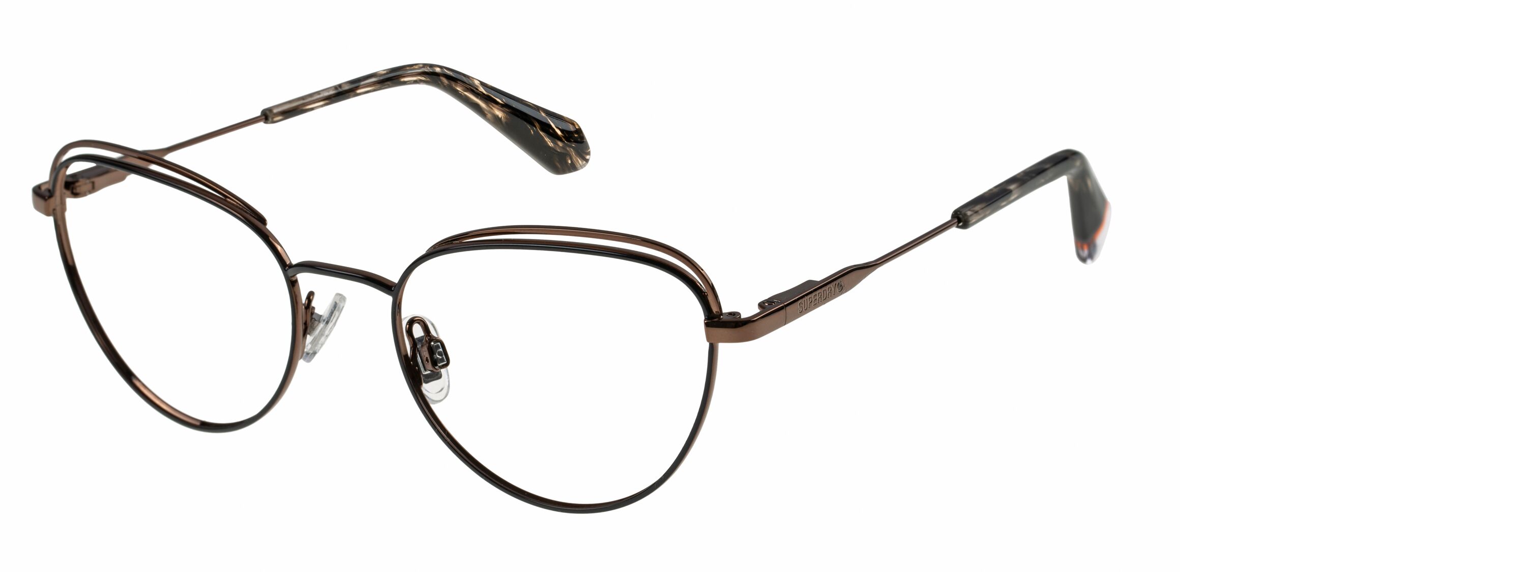 Superdry Superdry 992067-10 50-18 Superdry 992067 Damenbrille in indigoblau mit blauen Gläsern