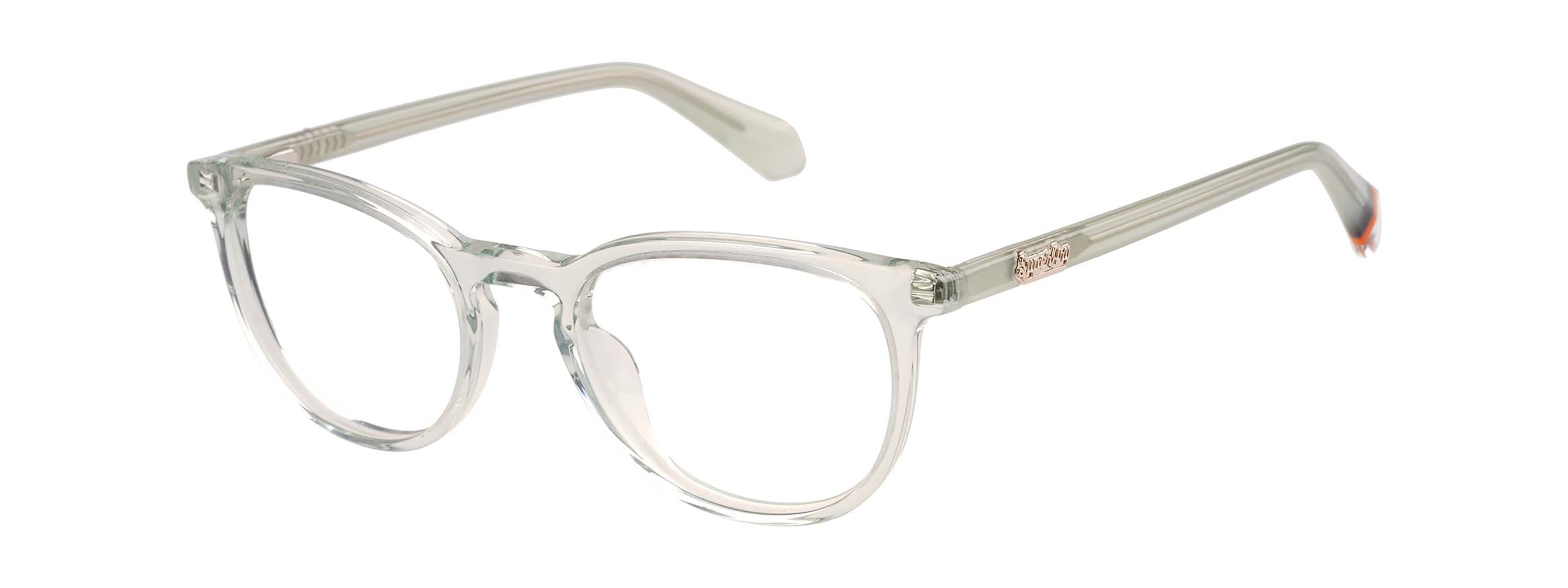 Superdry 993089 Damenbrille in Kristallblau mit limettengrünen Akzenten