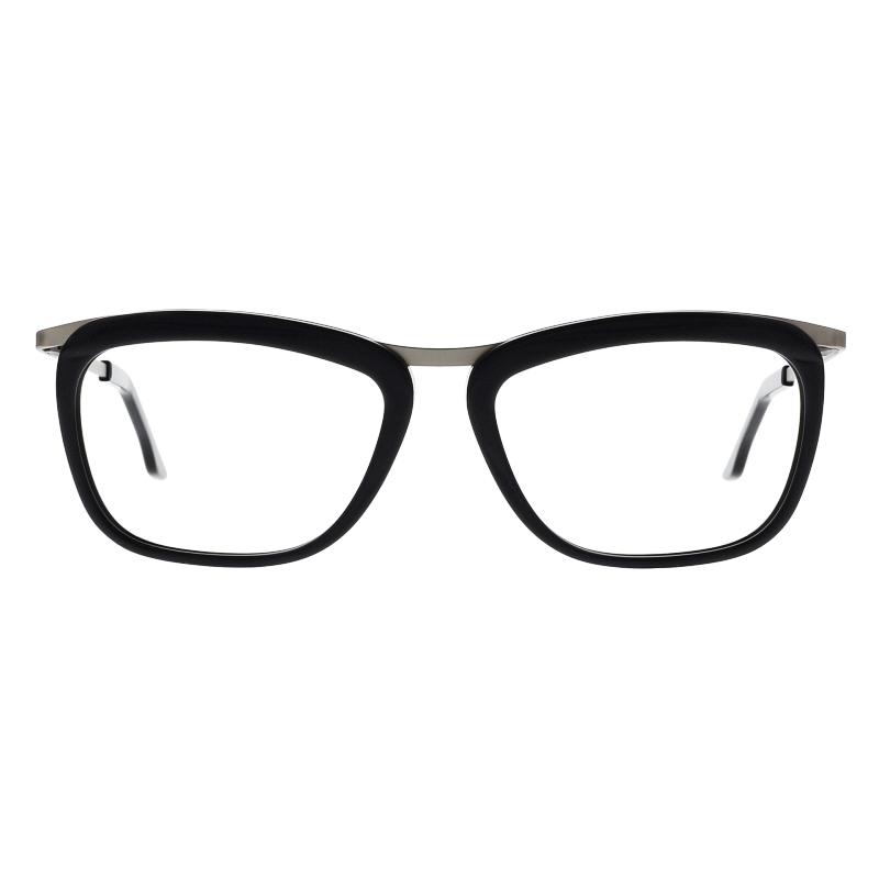 Anna56 Damenbrille Colibris Anna mit schwarzem Rahmen, moderne eckige Form, für stilbewusste Frauen.