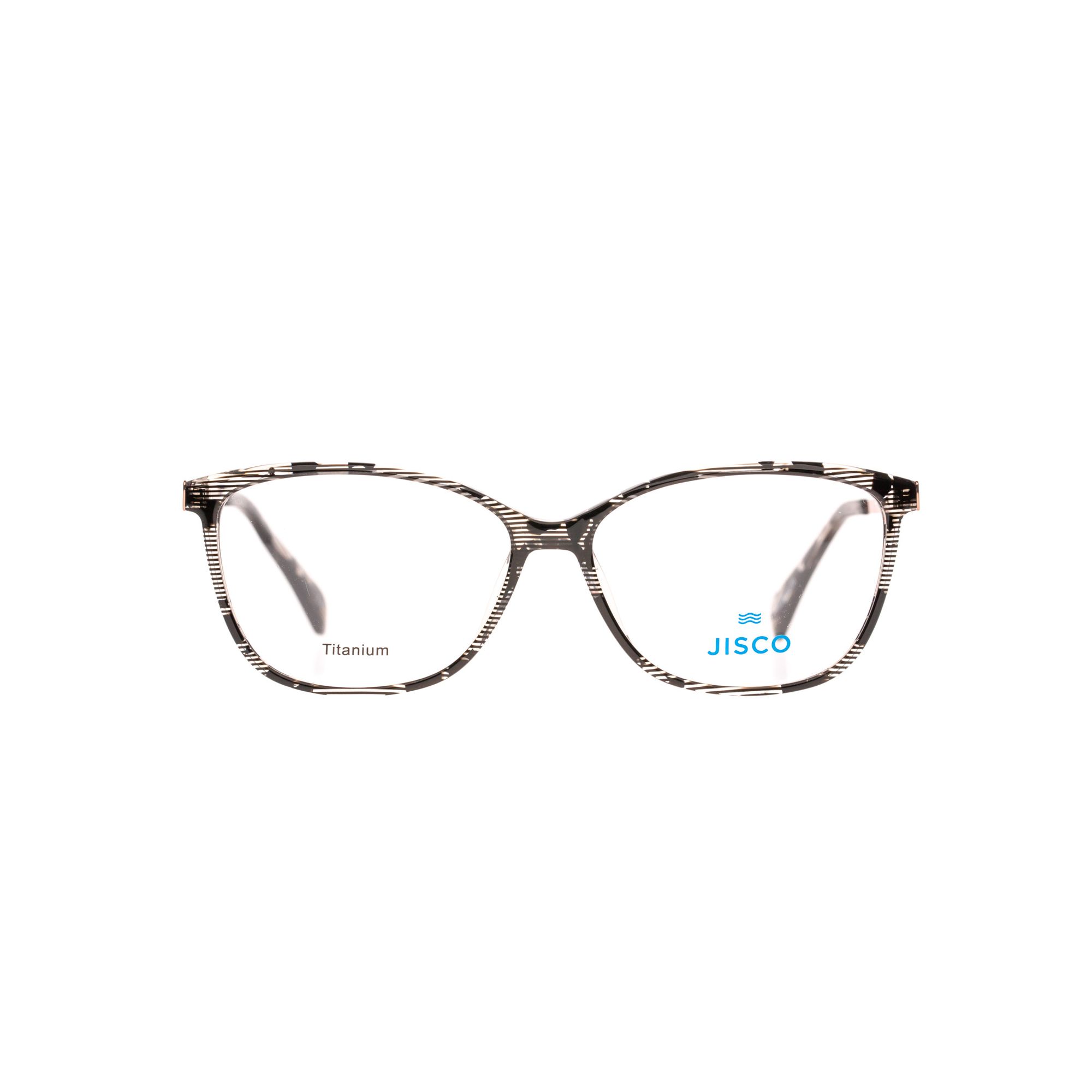 Brille 0505 Jisco Reiet Bk 54 14 140 Schwarz Gold Frontal (neutral) Lg4b2330