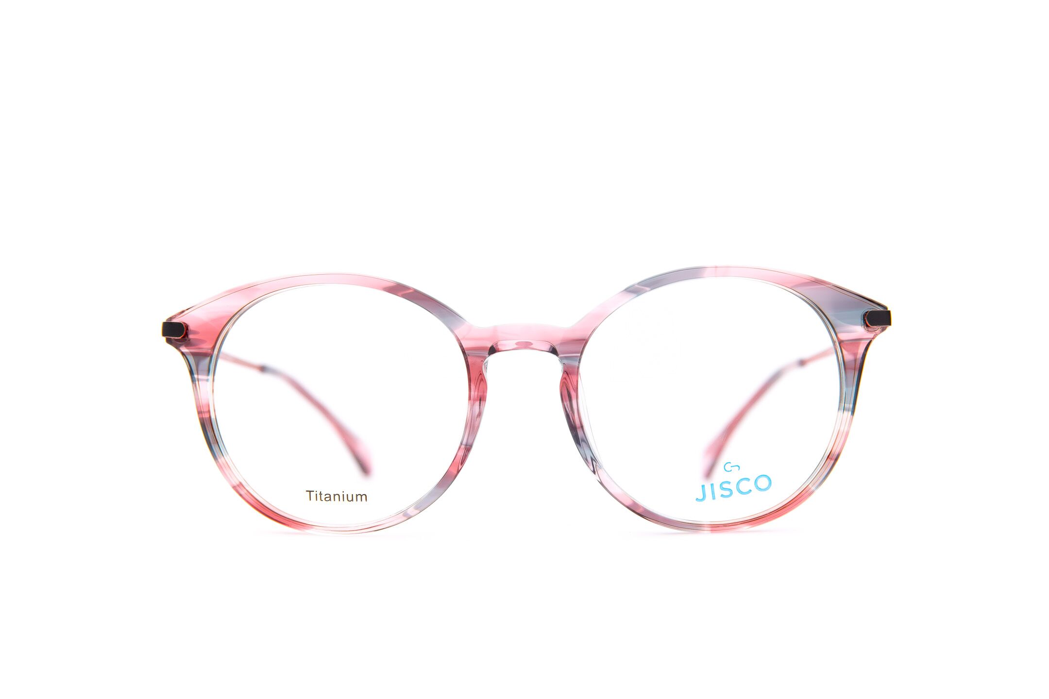 Brille Jisco Roman Ro 52 20 140 Rosa Transparent, Frontal, Lg4b5184