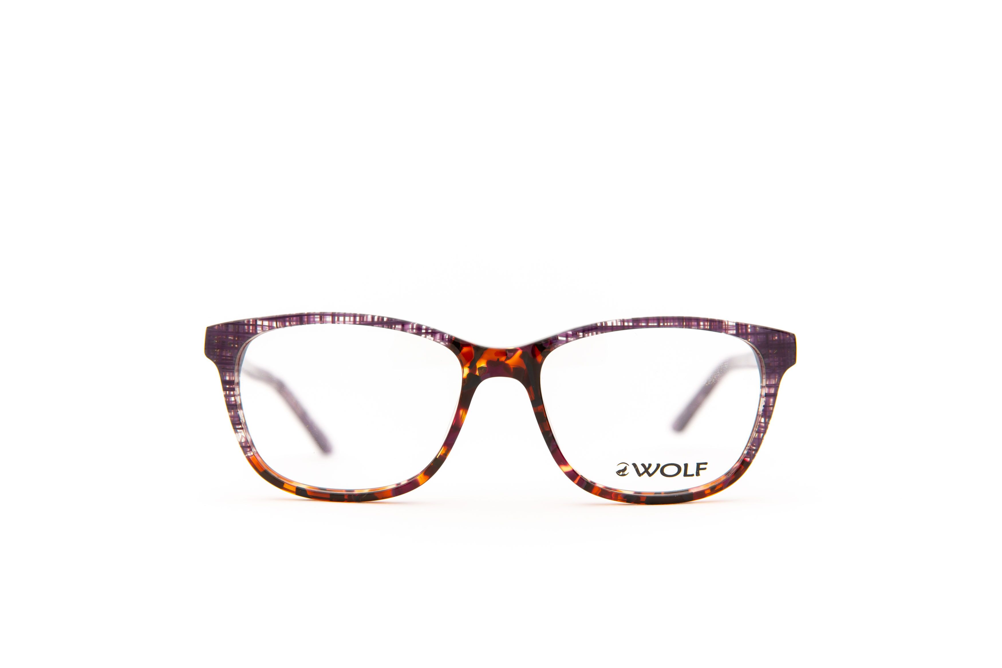 Brille Wolf 3067 50 15 135 C22 Rot Braun Lila Frontal Lg4b7488