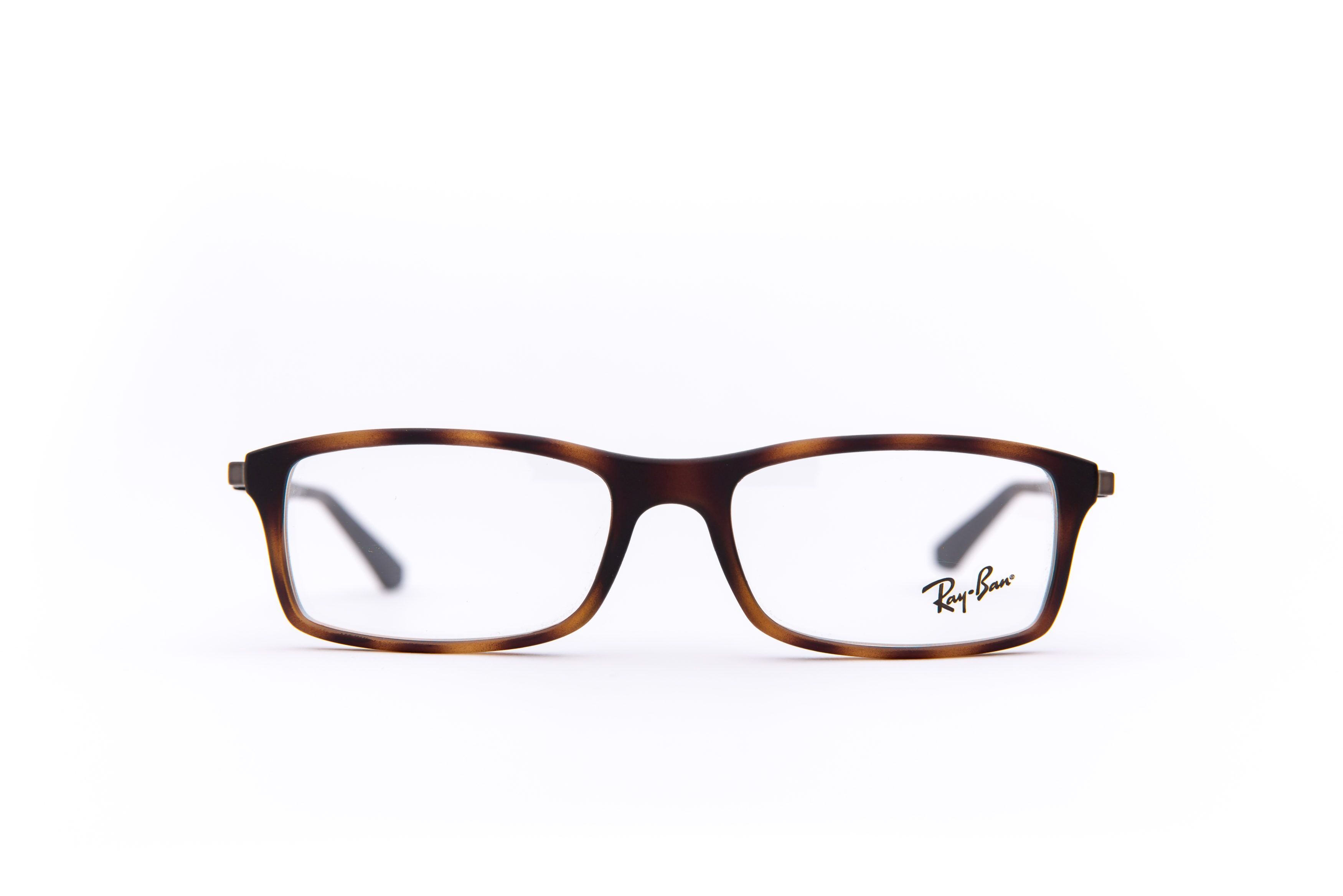 Ray Ban Rb 7017 5200 54 17 145 Horn Braun Schwarz Grau Frontal Lg4b7187