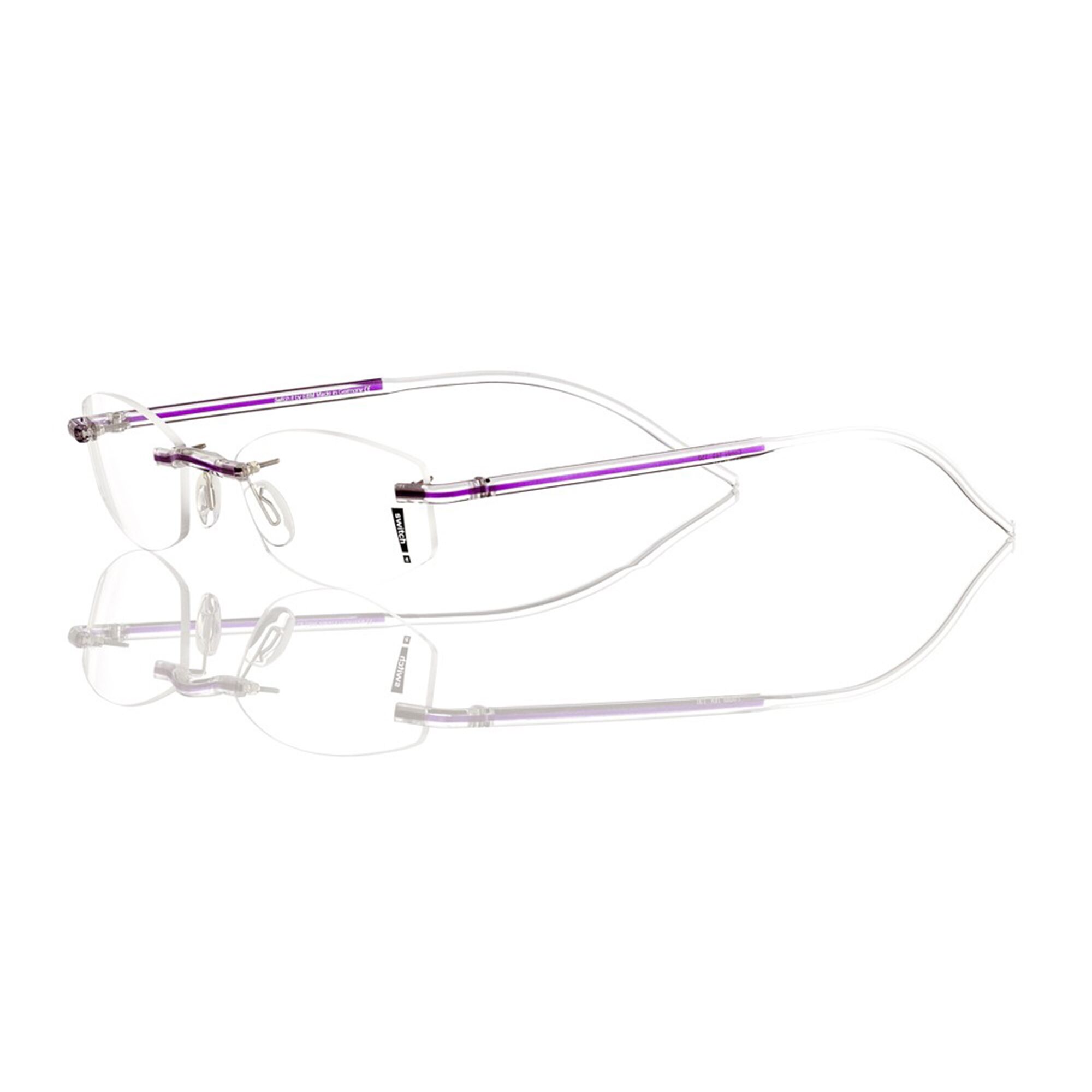 Switch It Garnitur 149 Damenbrille Kunststoff Violett Brillengestelle