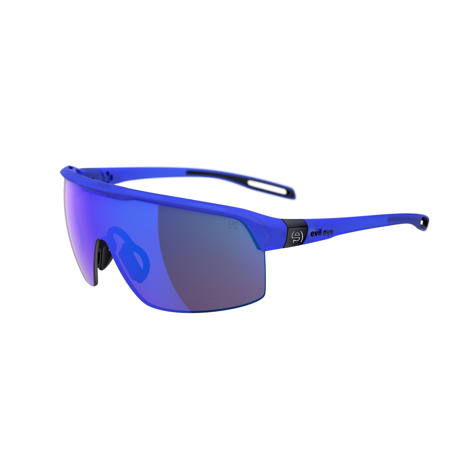 Sonnenbrille Sportbrille Evil Eye Traileye E017 E017 75 4600 Blue Trans Matt Lst Active Blue Mirror Bg White Sid