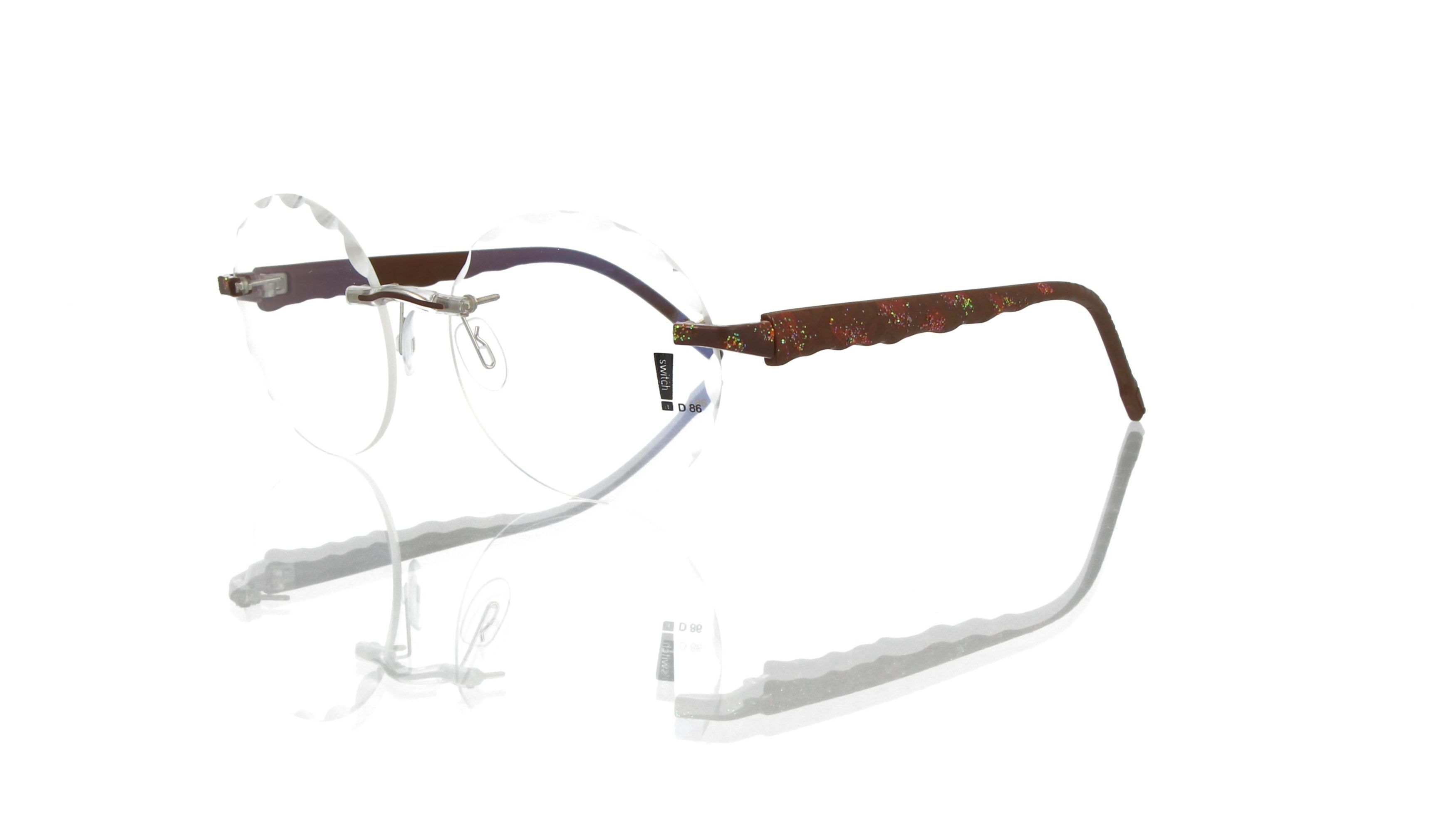 Switch It Garnitur 2469 Damenbrille Braun (2)
