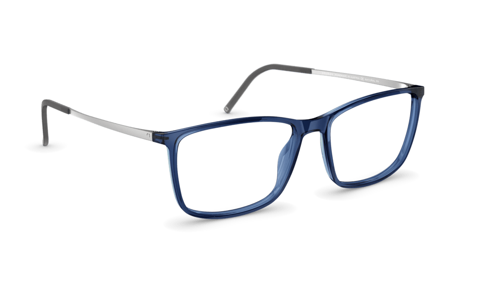 neubau eyewear Erik 0T108-4660 56-16 Neubau Eyewear Erik 0T108 Herrenbrille in Dark Blue/graphite