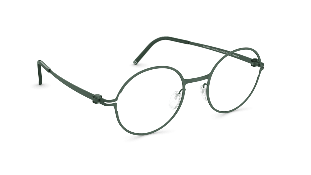 neubau eyewear Jona 0T136-5540 50-21 Neubau Eyewear Jona 0T136 Unisexbrille in Dark Green Matte