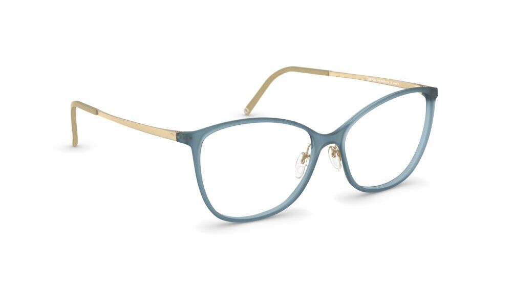 neubau eyewear Laura 0T157-5030 55-14 Neubau Eyewear Laura 0T157 Damenbrille in Teal Matte/gold